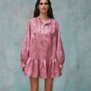 Urban Outfitters x Laura Ashley pink dress
